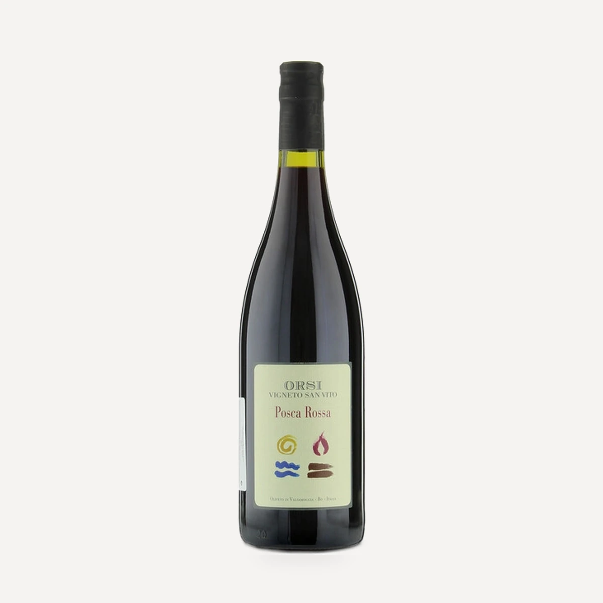 Posca Rossa wine — Orsi Vigneto San Vito winery — Dionysus