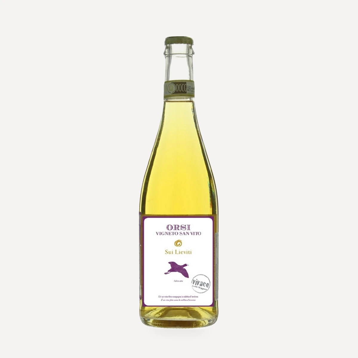 Sui Lieviti Vivace Colli Bolognesi Pignoletto DOCG wine — Orsi Vigneto San Vito winery — Dionysus