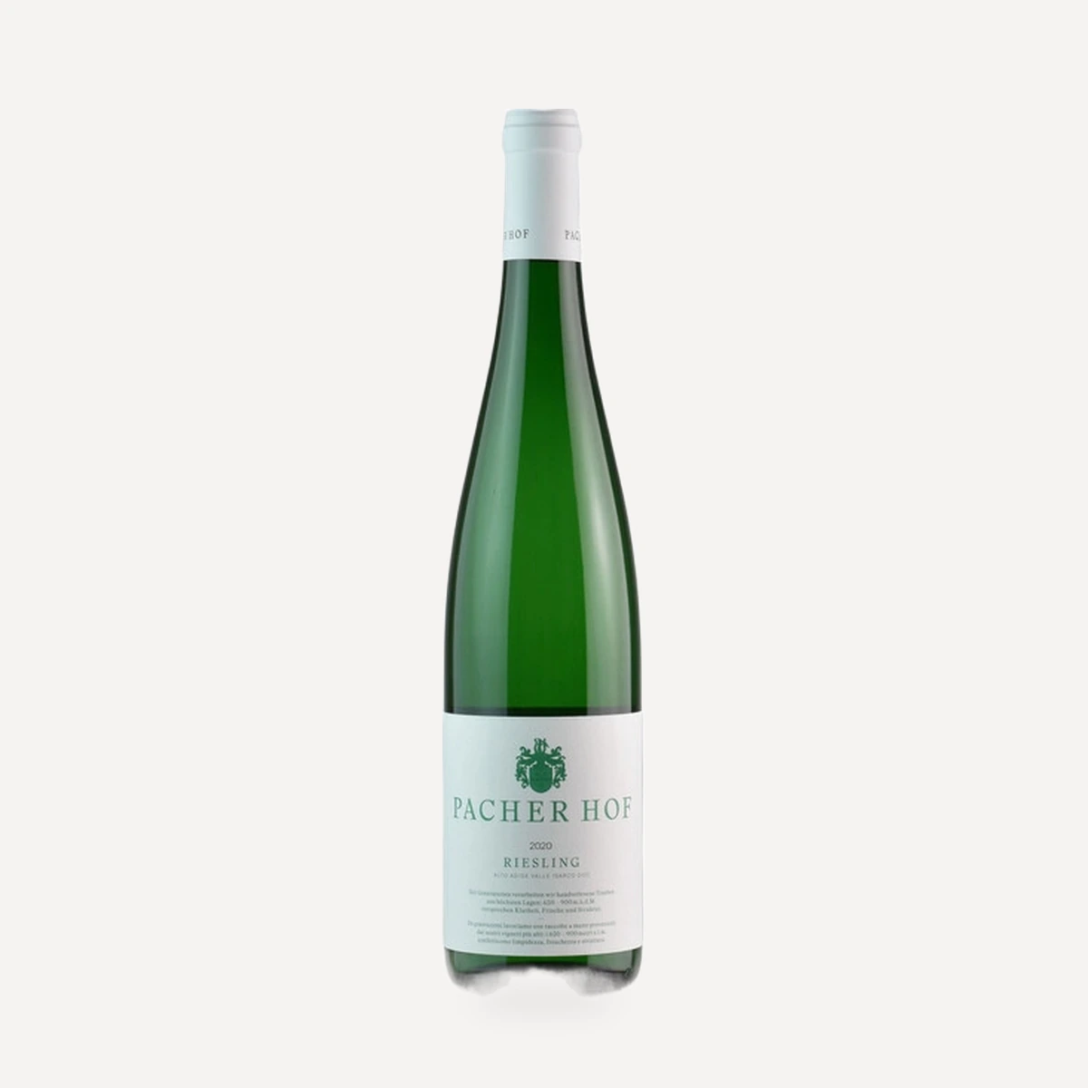 Riesling Alto Adige Valle Isarco DOC wine — Pacher Hof winery — Dionysus