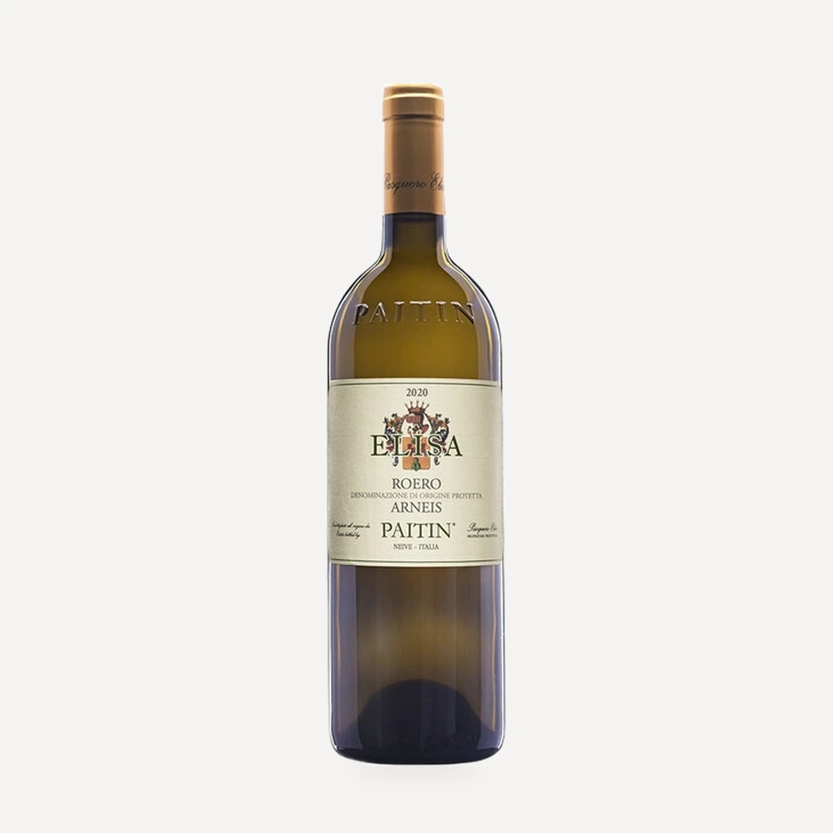Elisa Arneis Roero DOC wine — Paitin winery — Dionysus