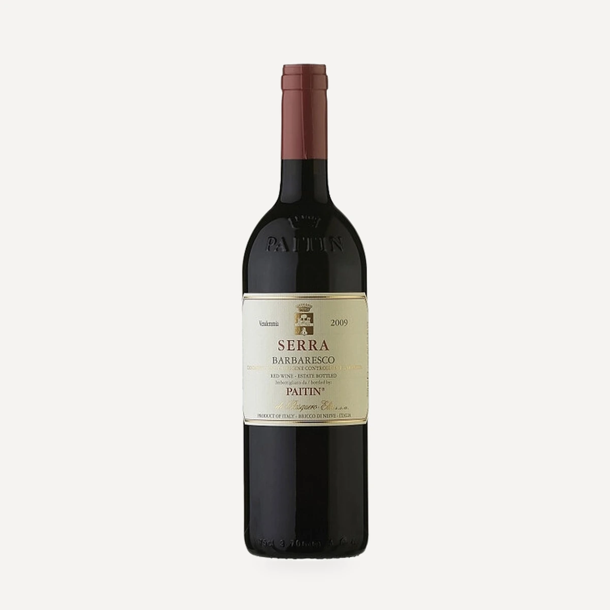Serra Barbaresco DOCG wine — Paitin winery — Dionysus