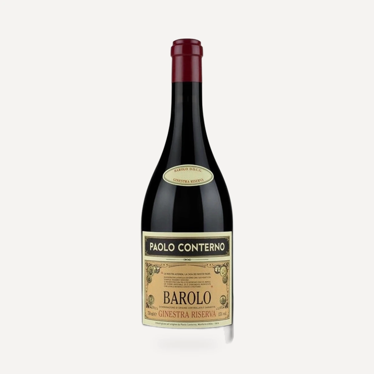 Barolo Ginestra Riserva DOCG wine — Paolo Conterno winery — Dionysus