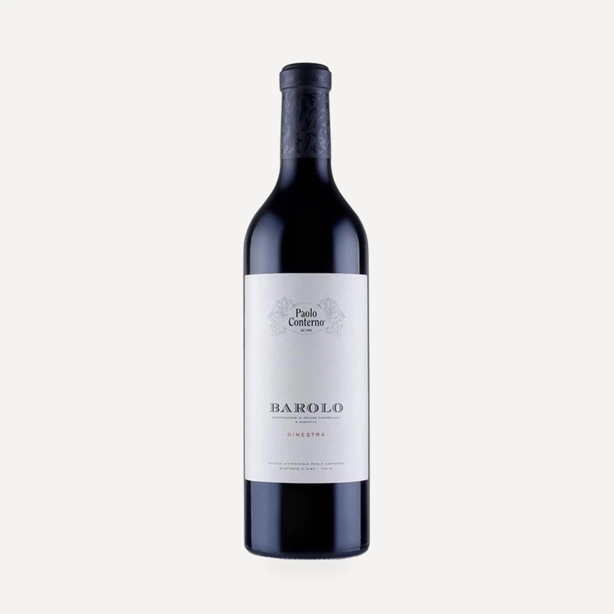 Barolo Ginestra DOCG wine — Paolo Conterno winery — Dionysus