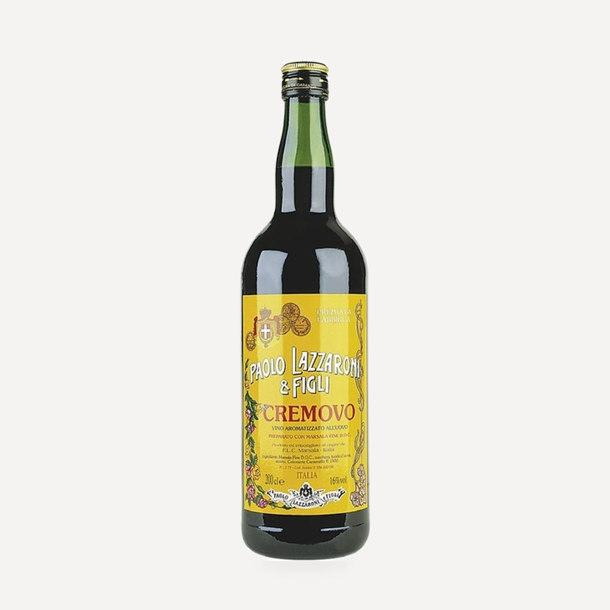 Cremovo Marsala DOC wine — Paolo Lazzaroni & Figli winery — Dionysus