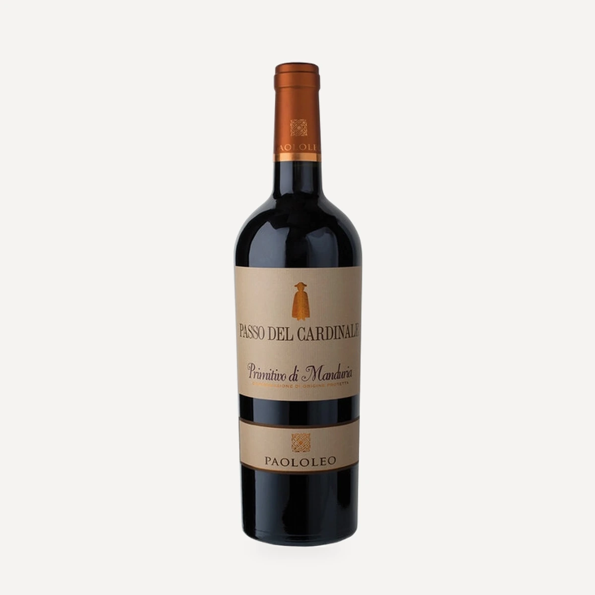 Passo Del Cardinale Primitivo di Manduria DOC wine — Paolo Leo winery — Dionysus