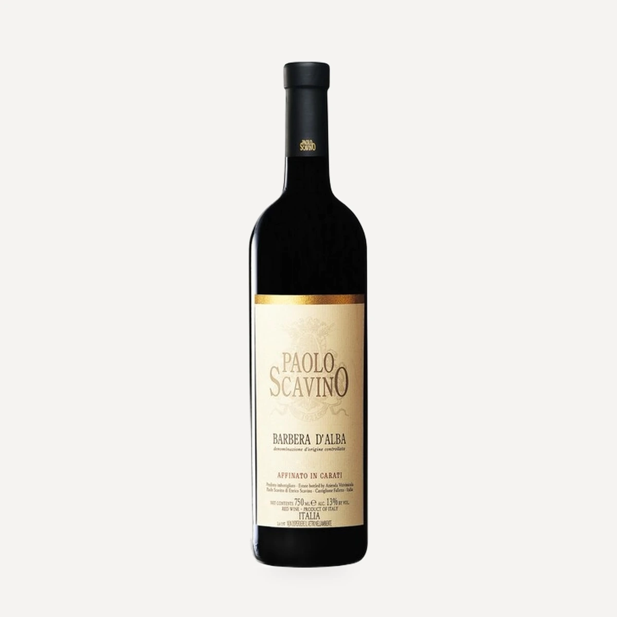 Barbera d'Alba Affinato in Carati DOC wine — Paolo Scavino winery — Dionysus