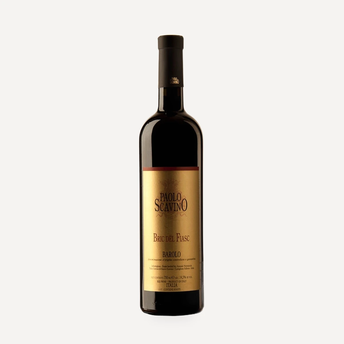 Barolo Bric dël Fiasc® DOCG wine — Paolo Scavino winery — Dionysus