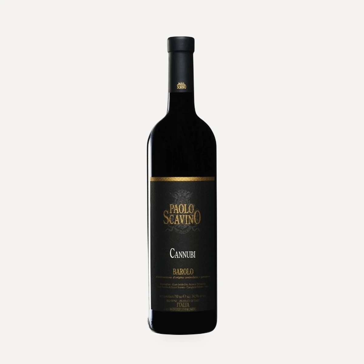 Barolo Cannubi DOCG wine — Paolo Scavino winery — Dionysus