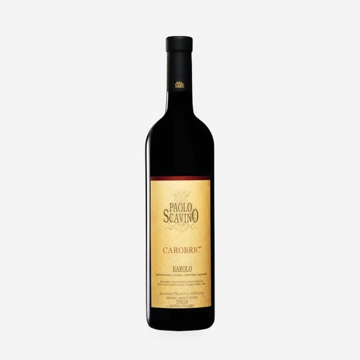 Barolo CAROBRIC® DOCG wine — Paolo Scavino winery — Dionysus