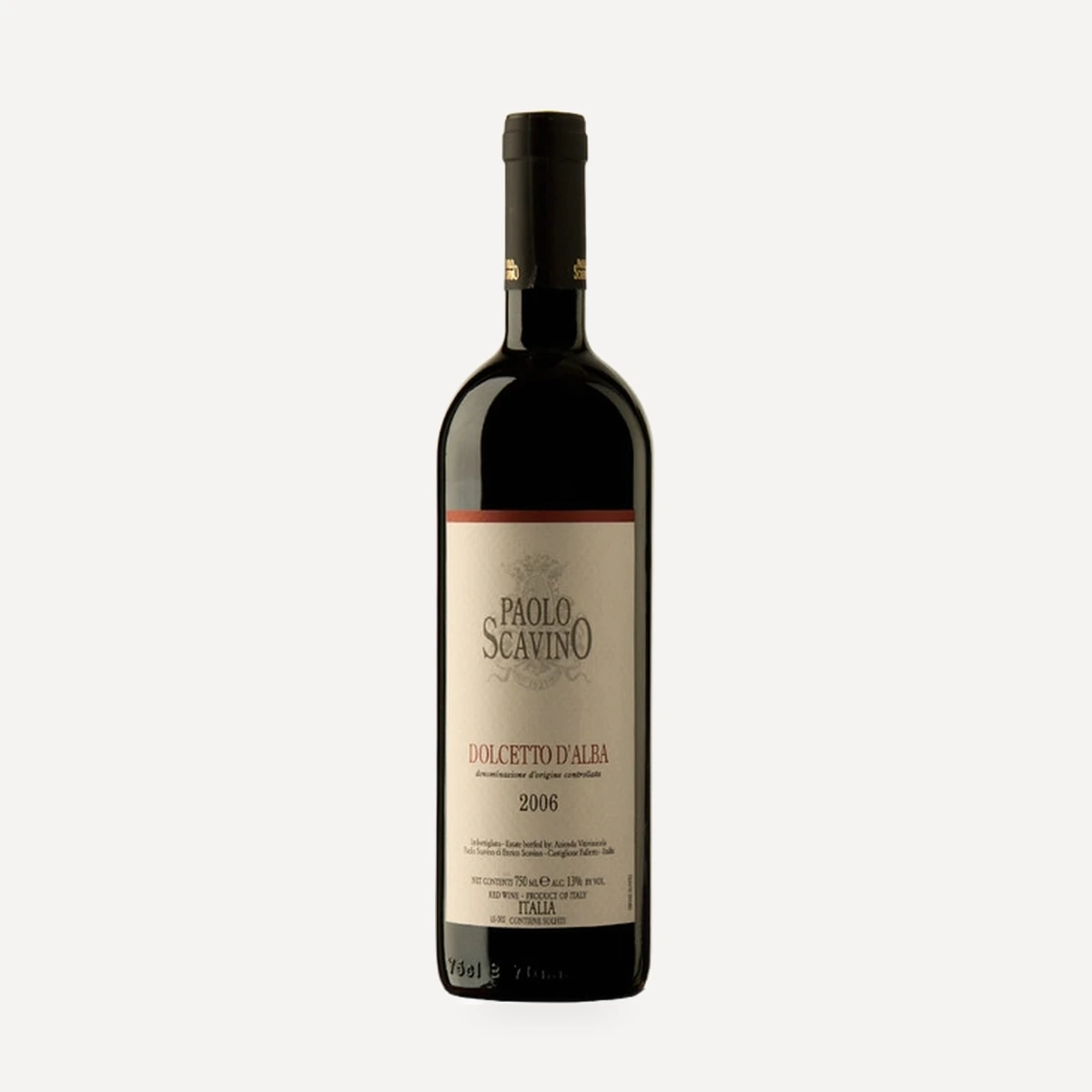 Dolcetto d'Alba DOC wine — Paolo Scavino winery — Dionysus