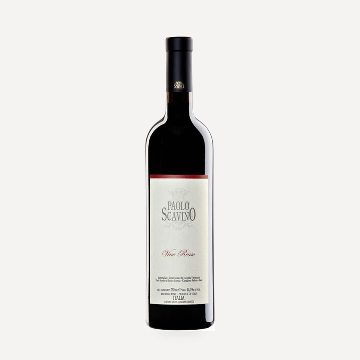 Vino Rosso wine — Paolo Scavino winery — Dionysus