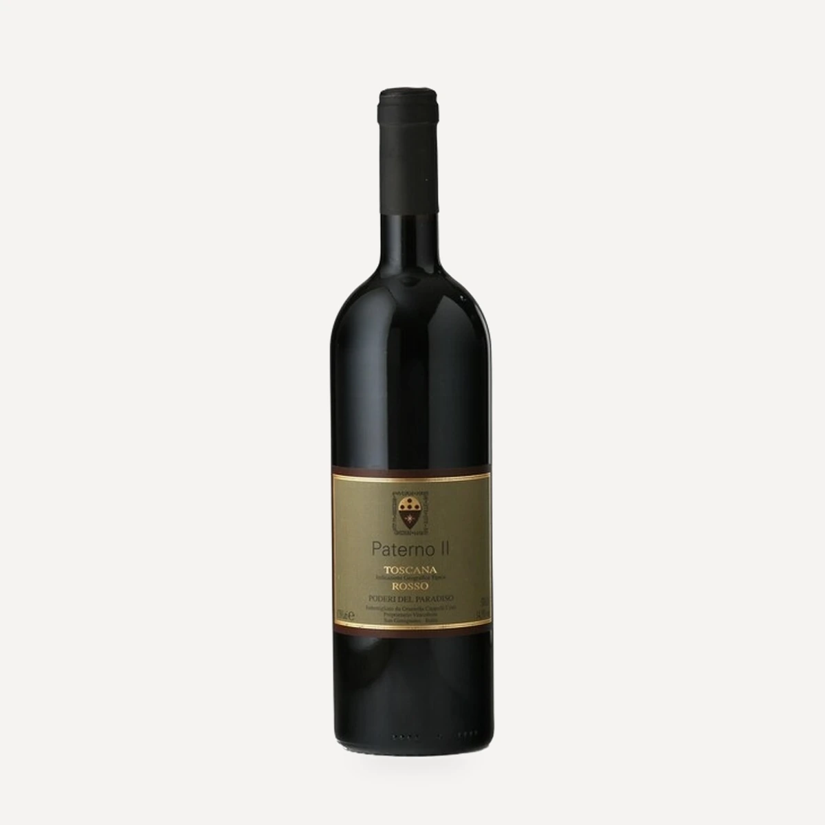 Paterno II wine — Paradiso winery — Dionysus