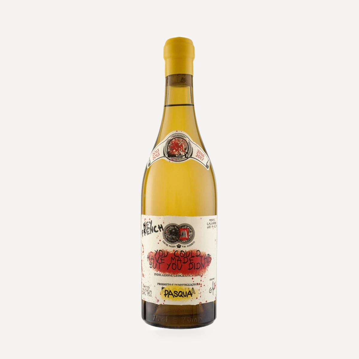 Hey French: You Could Have Made This But You Didn't — Edizione V wine — Pasqua winery — Dionysus