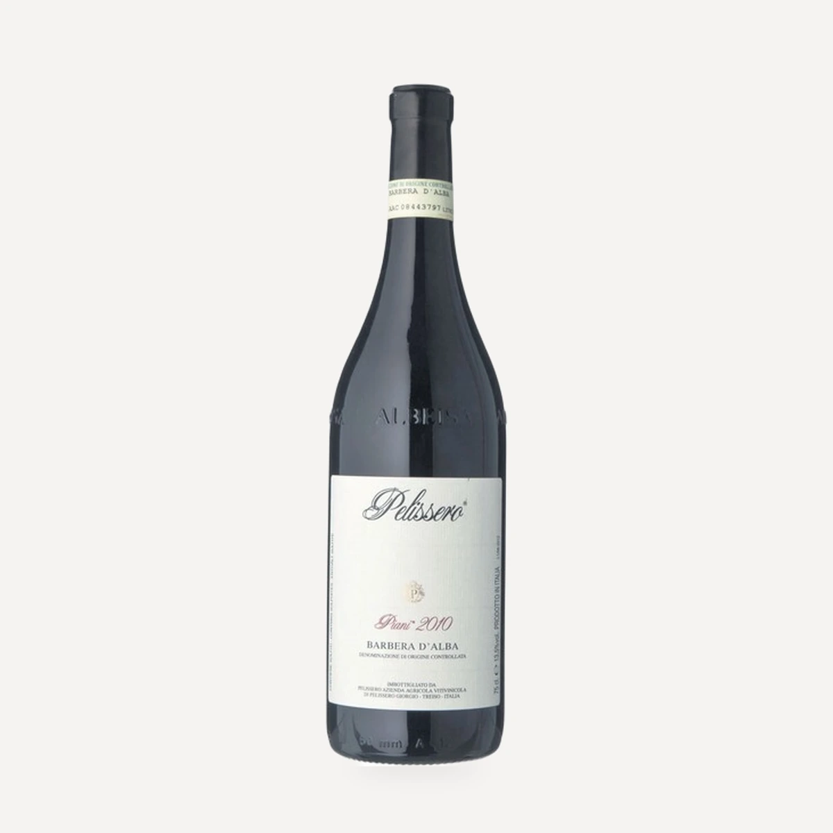 Barbera d’Alba Piani DOC wine — Pelissero winery — Dionysus