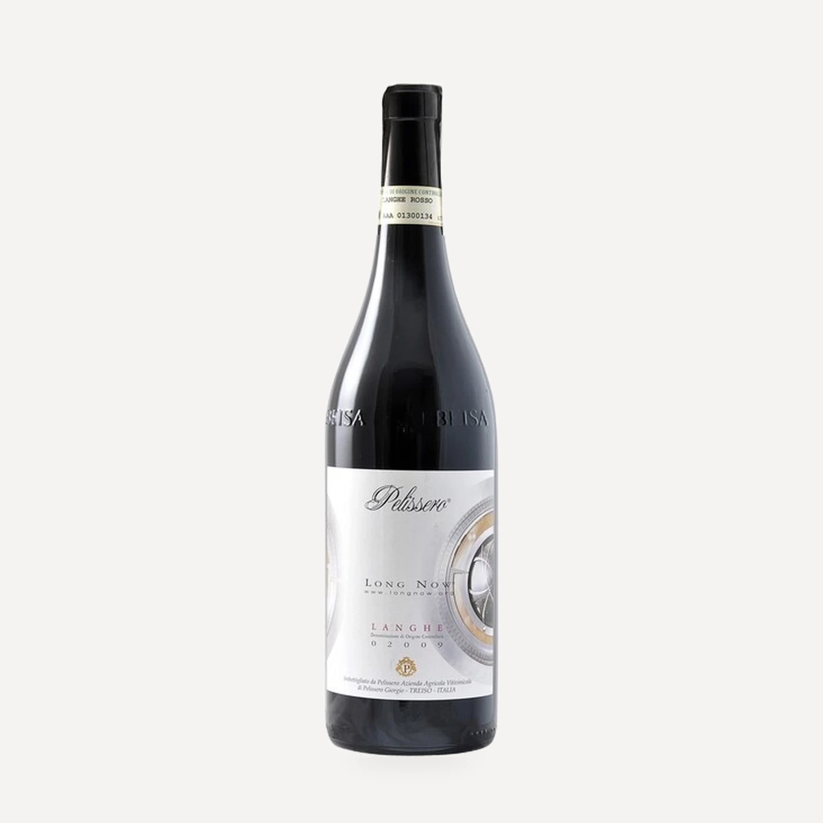 Langhe rosso Long now DOC wine — Pelissero winery — Dionysus
