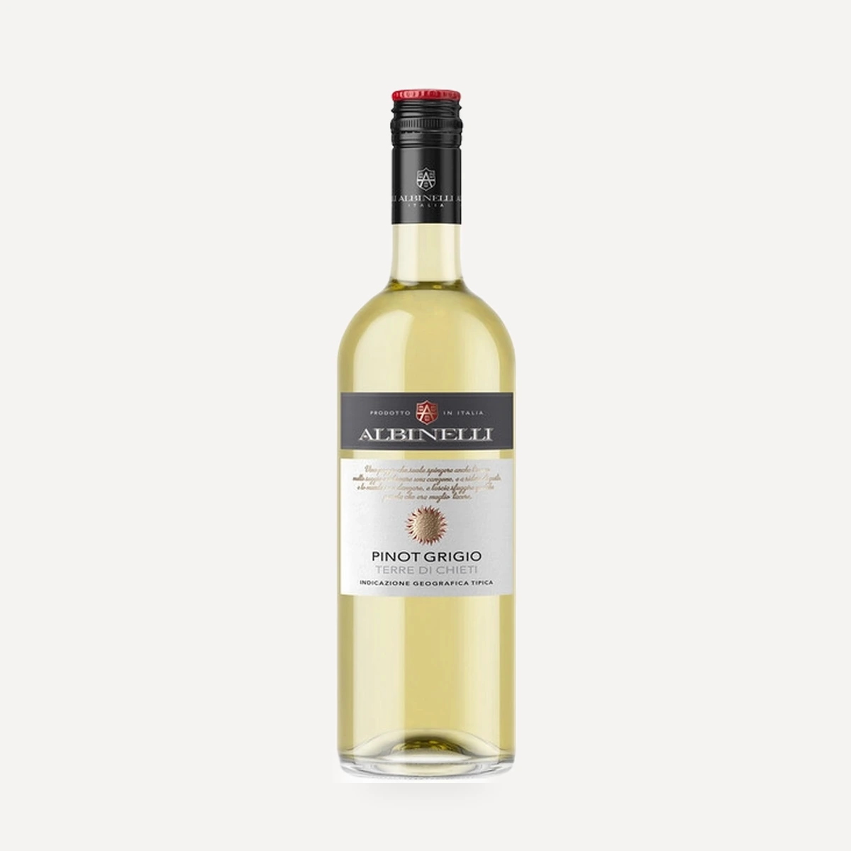Albinelli Pinot Grigio Terre di Chieti IGT wine — Perlino winery — Dionysus
