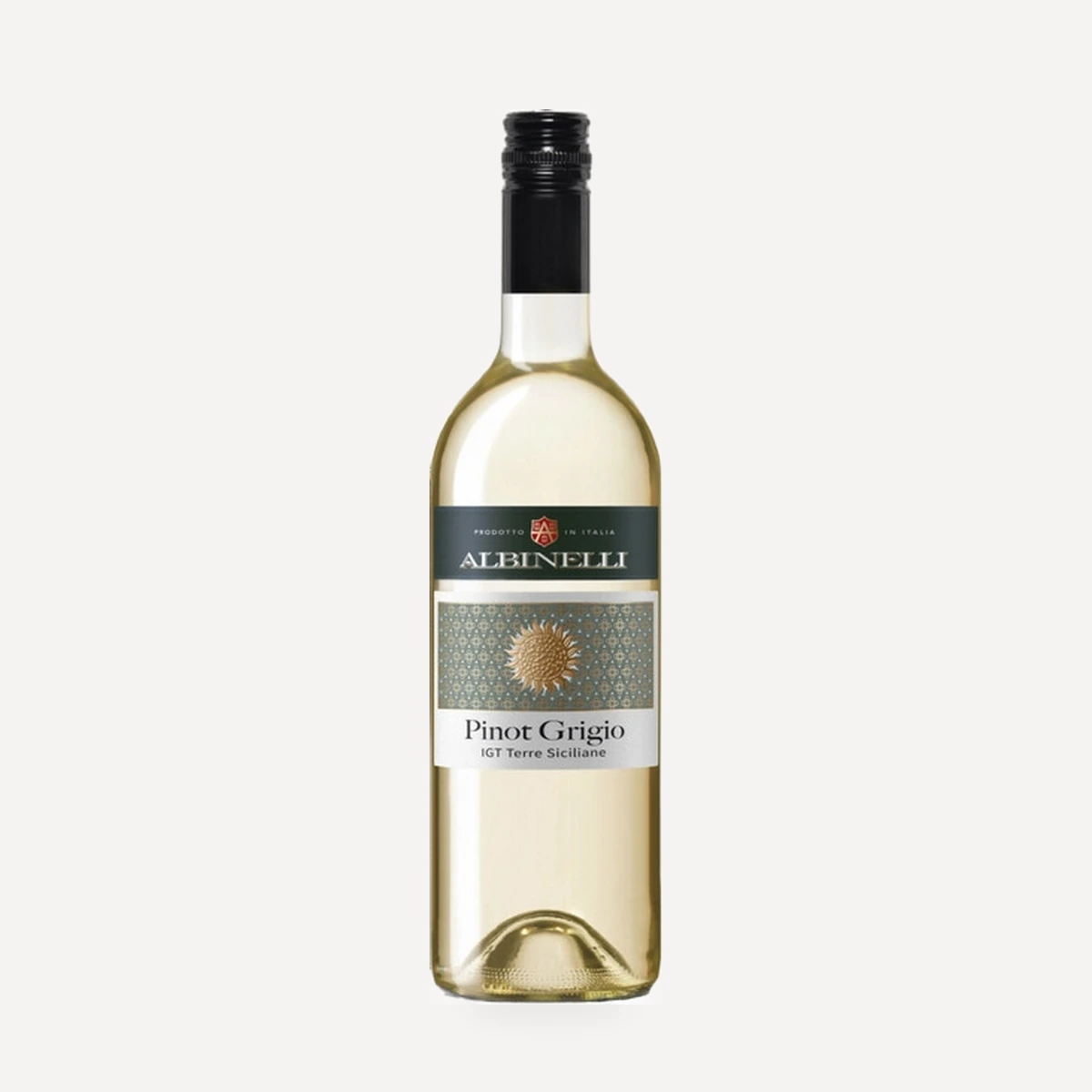 Albinelli Pinot Grigio Terre Siciliane IGT wine — Perlino winery — Dionysus