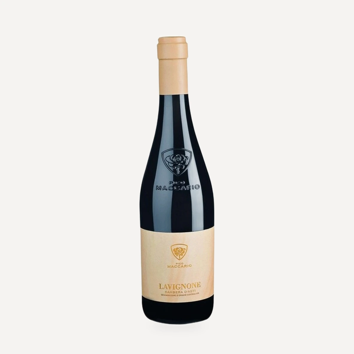 Barbera d’Asti Lavignone DOCG wine — Pico Maccario winery — Dionysus