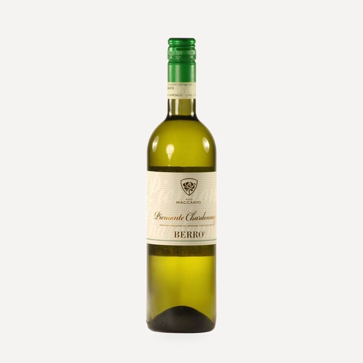 Berro Chardonnay Piemonte DOC wine — Pico Maccario winery — Dionysus
