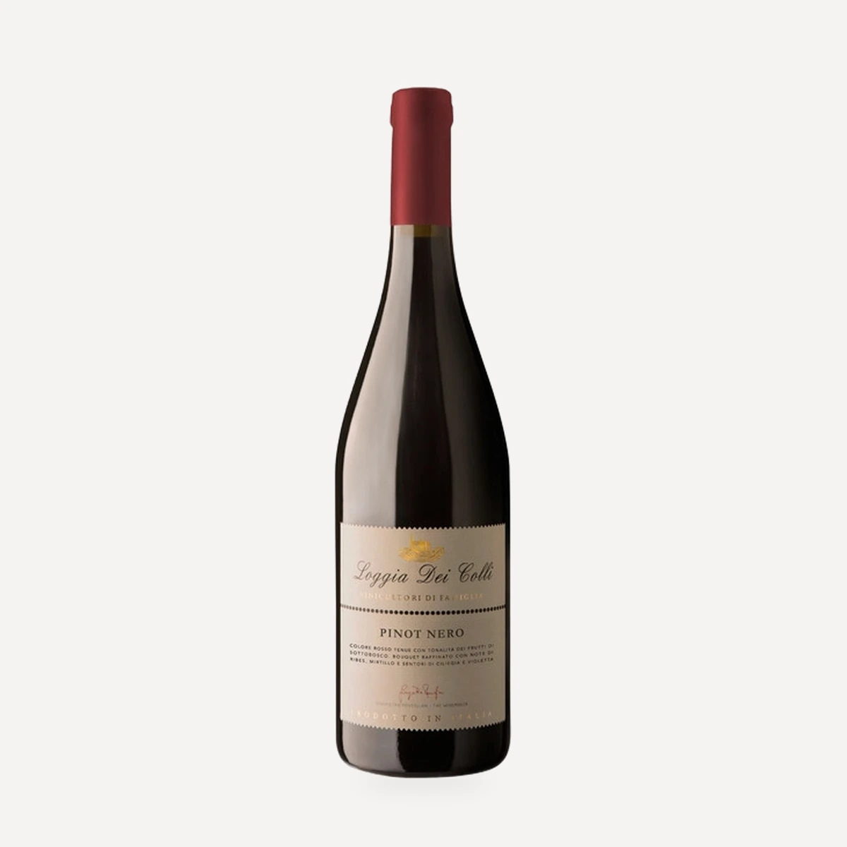 Loggia Dei Colli Pinot Nero Trevenezie IGT wine — Piera Martellozzo winery — Dionysus