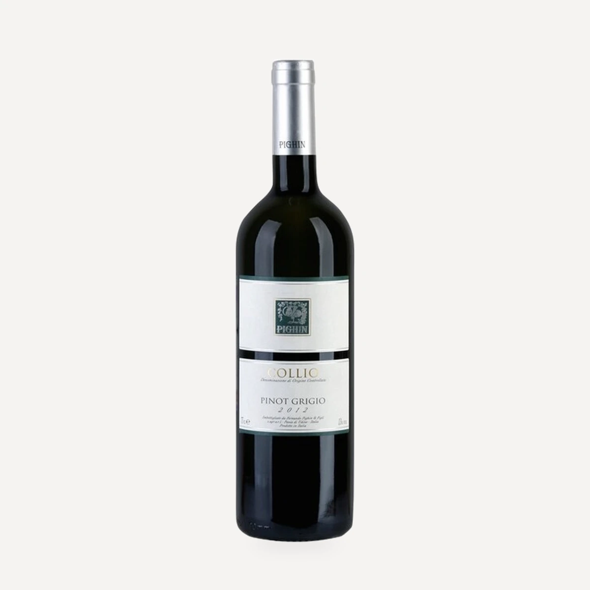 Pinot Grigio Collio DOC wine — Pighin winery — Dionysus