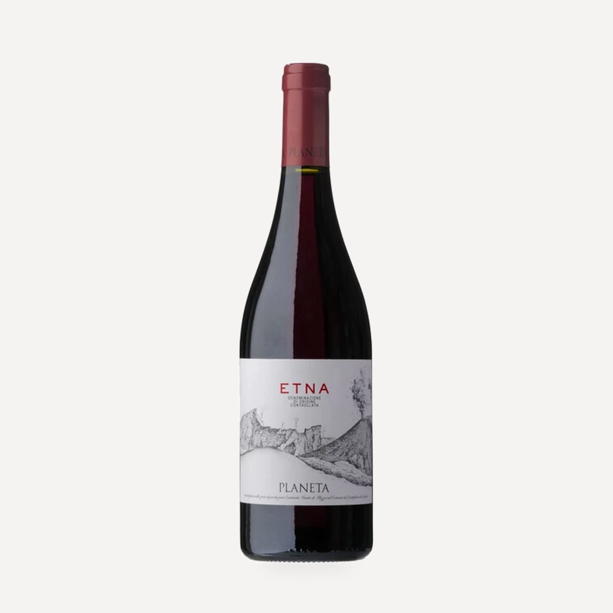 Etna Rosso DOC wine — Planeta winery — Dionysus