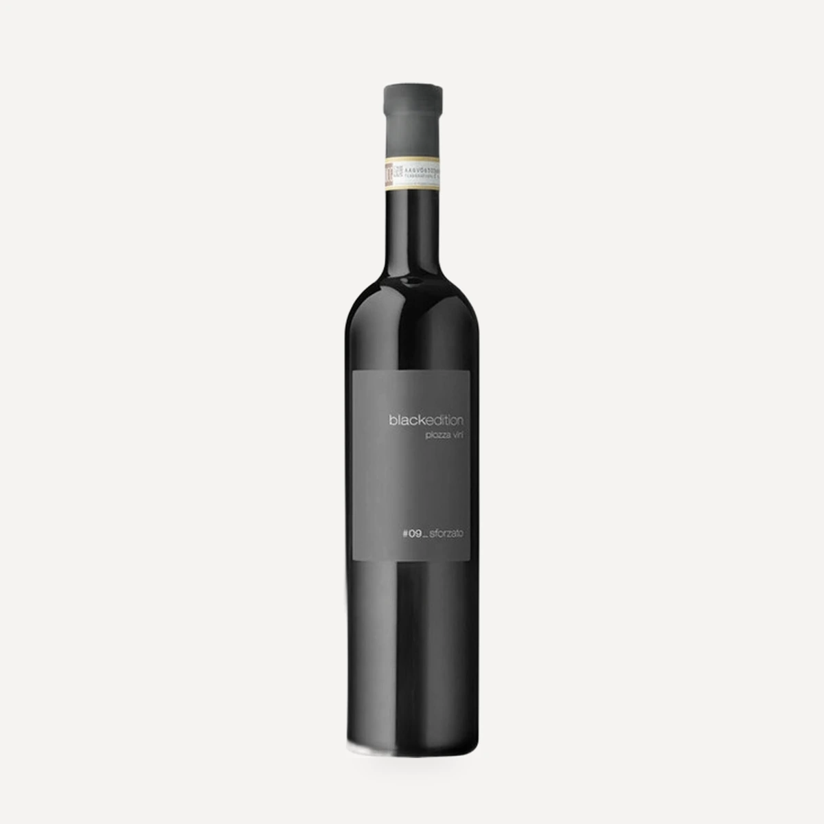 Sforzato blackedition wine — Plozza winery — Dionysus