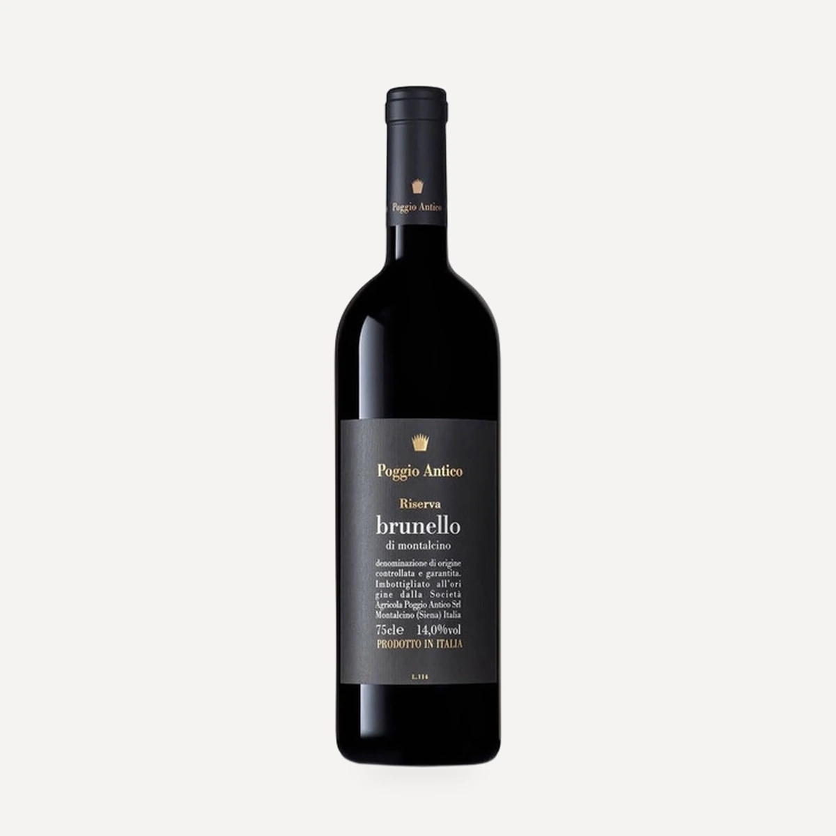 Riserva Brunello di Montalcino DOCG wine — Poggio Antico winery — Dionysus