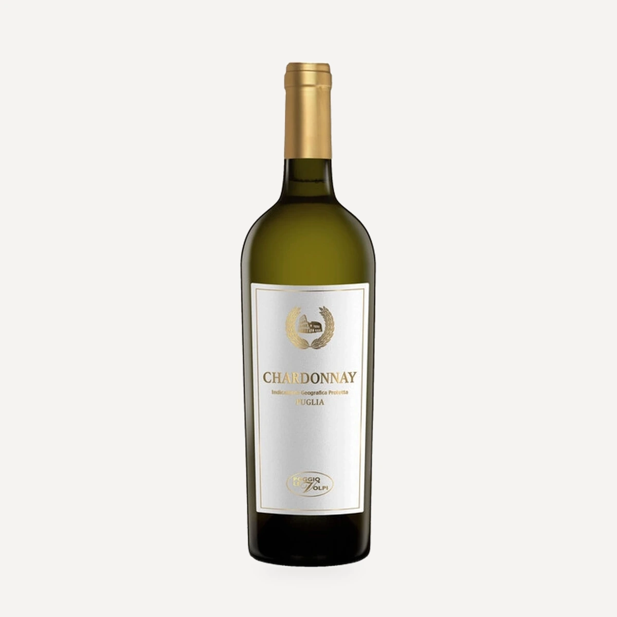 Chardonnay Puglia IGP wine — Poggio Le Volpi winery — Dionysus