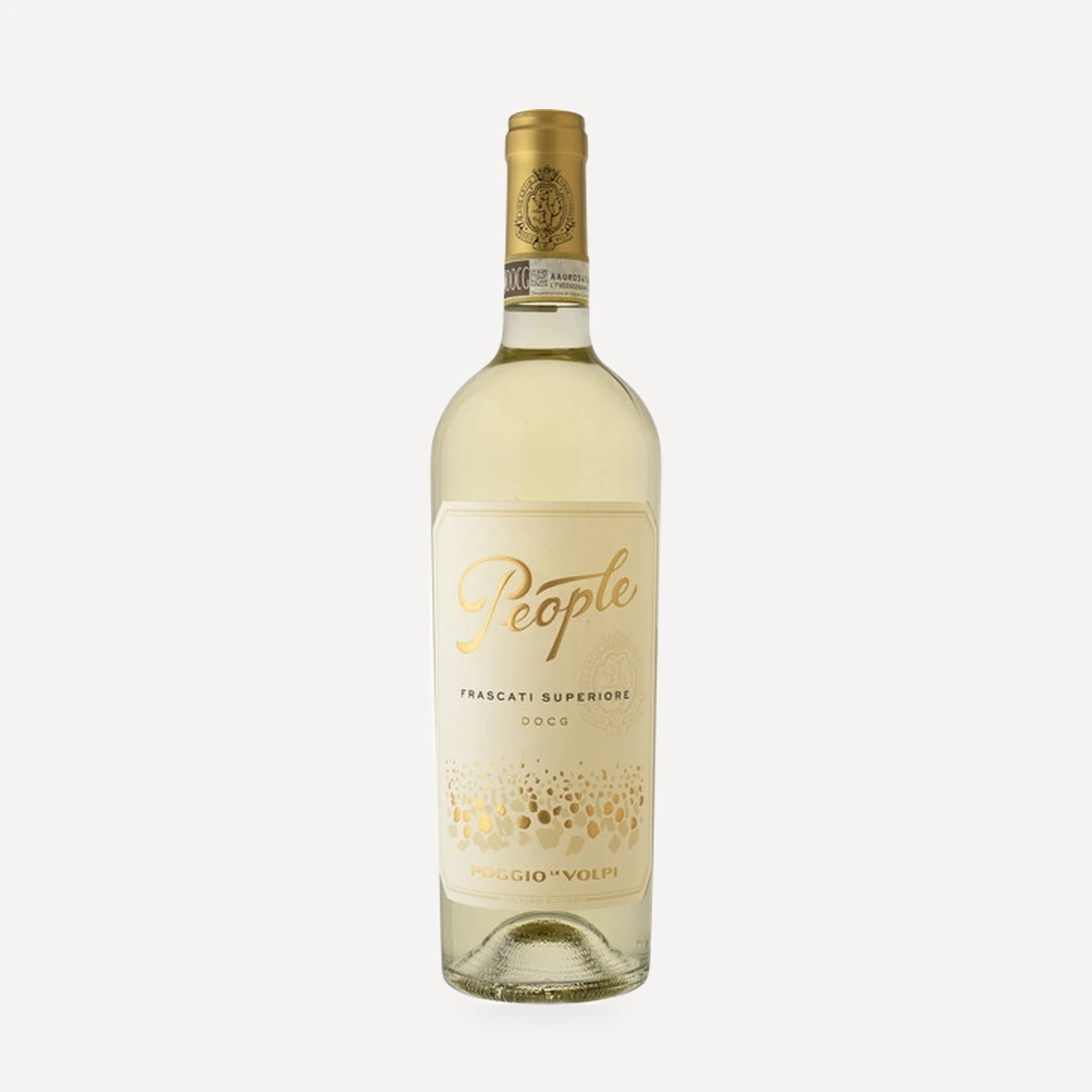 People Frascati Superiore DOCG wine — Poggio Le Volpi winery — Dionysus