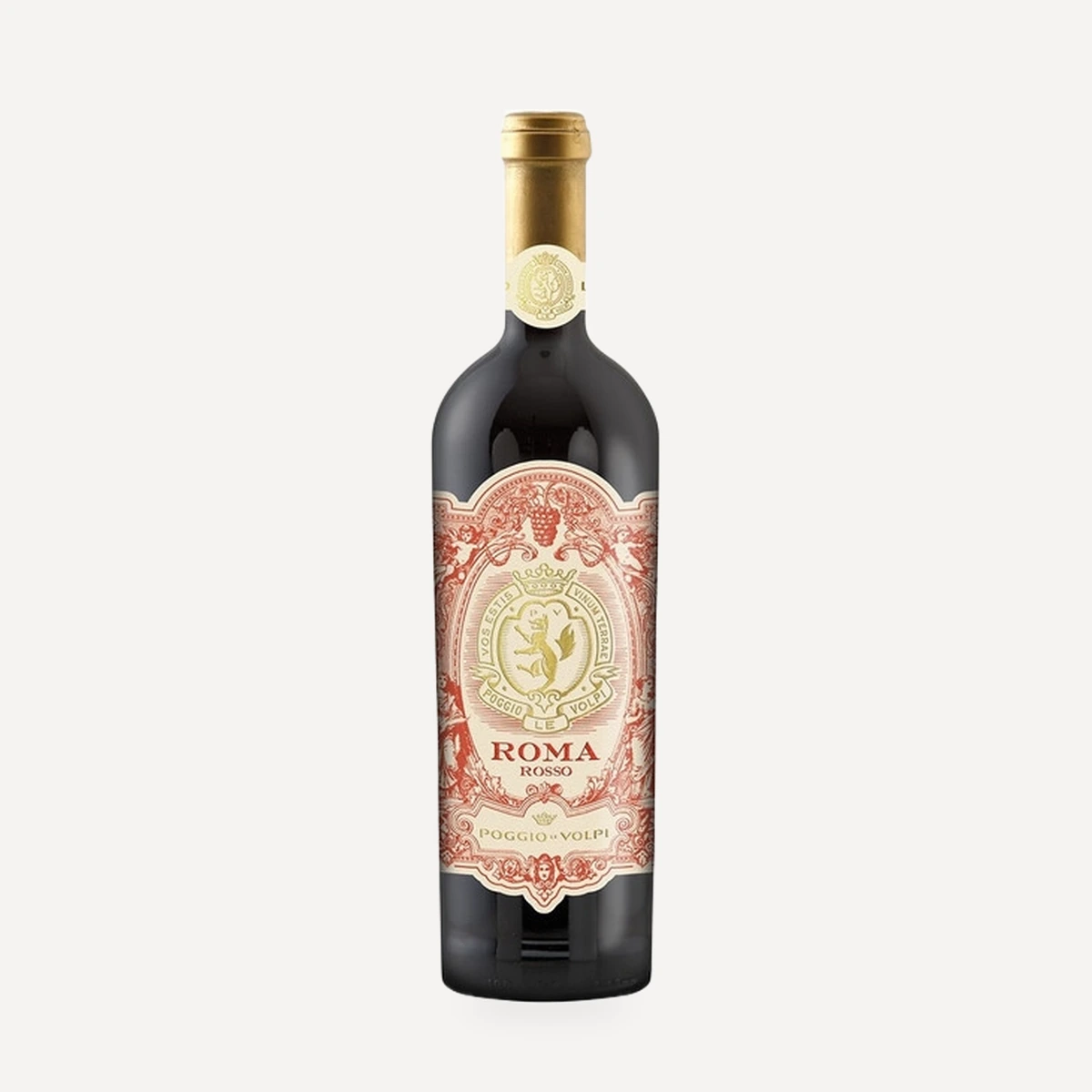 Roma Rosso DOC wine — Poggio Le Volpi winery — Dionysus