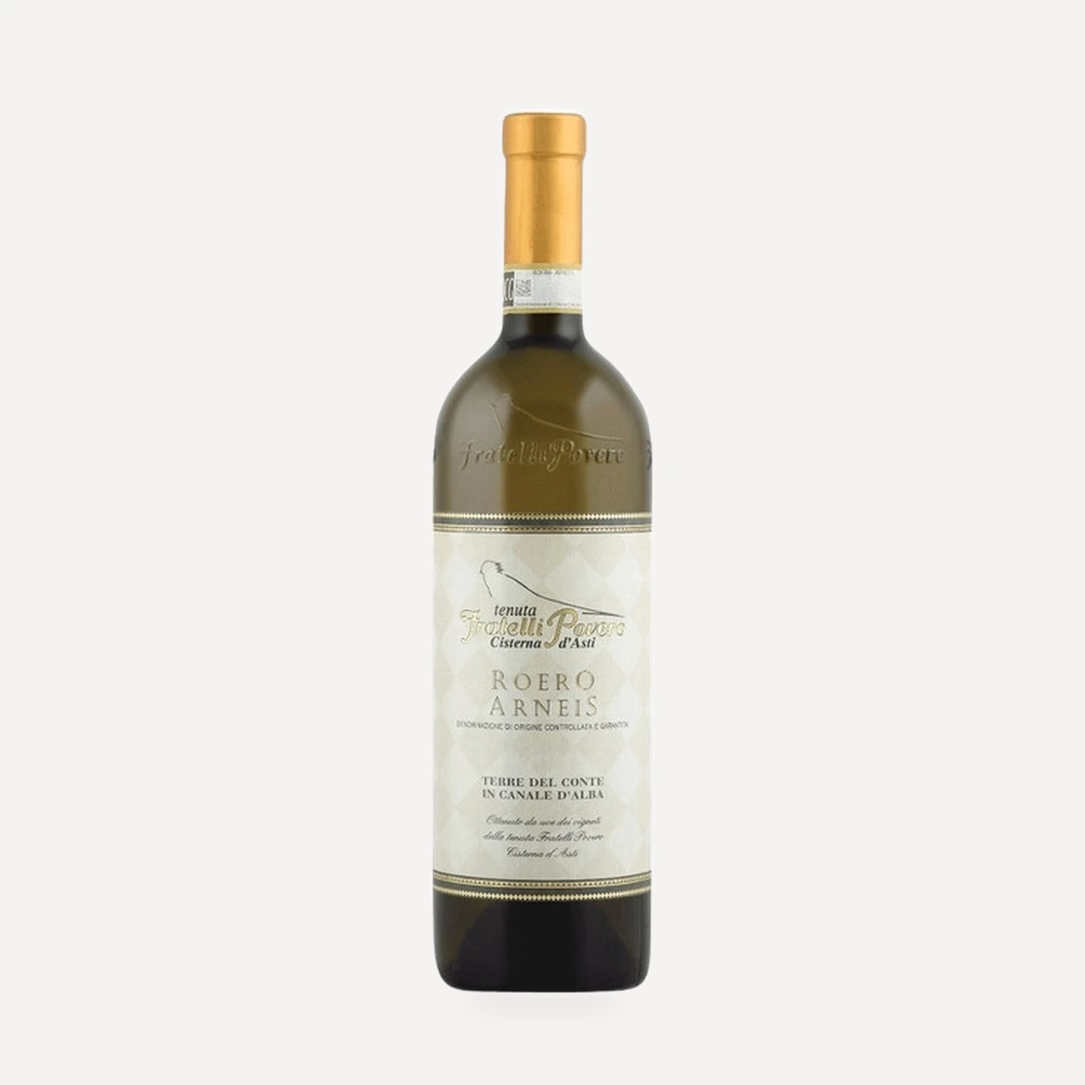 Arneis Terre del Conte in Canale d'Alba Roero DOCG wine — Povero winery — Dionysus