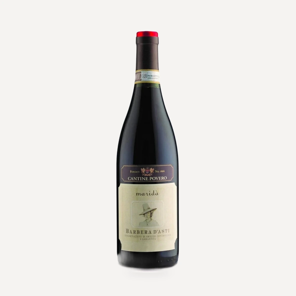 Barbera d'Asti Marida DOCG wine — Povero winery — Dionysus