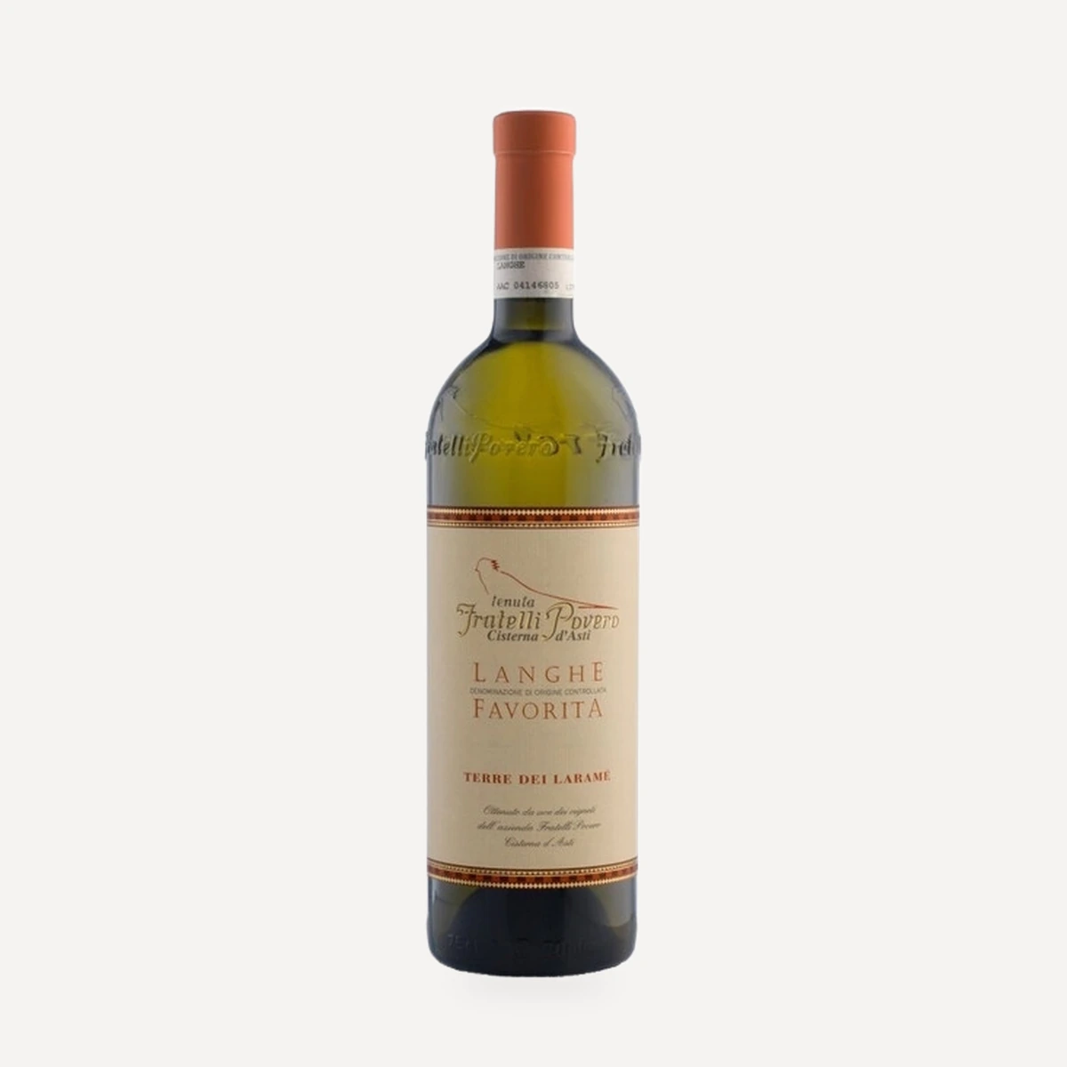 Favorita Terre dei Larame Langhe DOC wine — Povero winery — Dionysus
