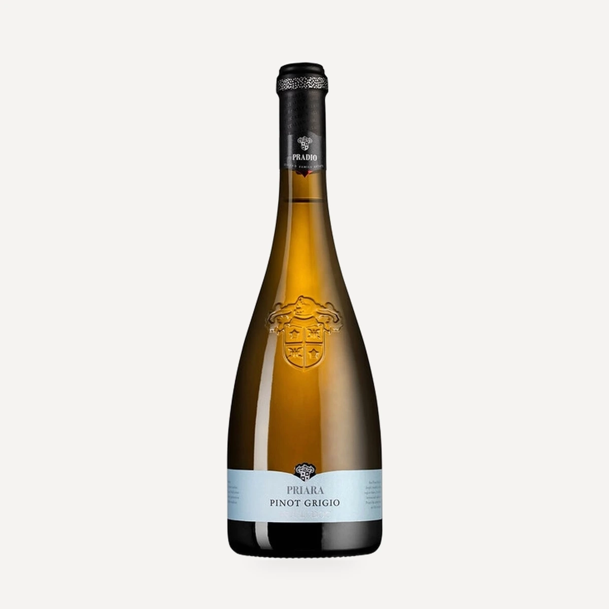 Priara Pinot Grigio Friuli DOC wine — Pradio winery — Dionysus