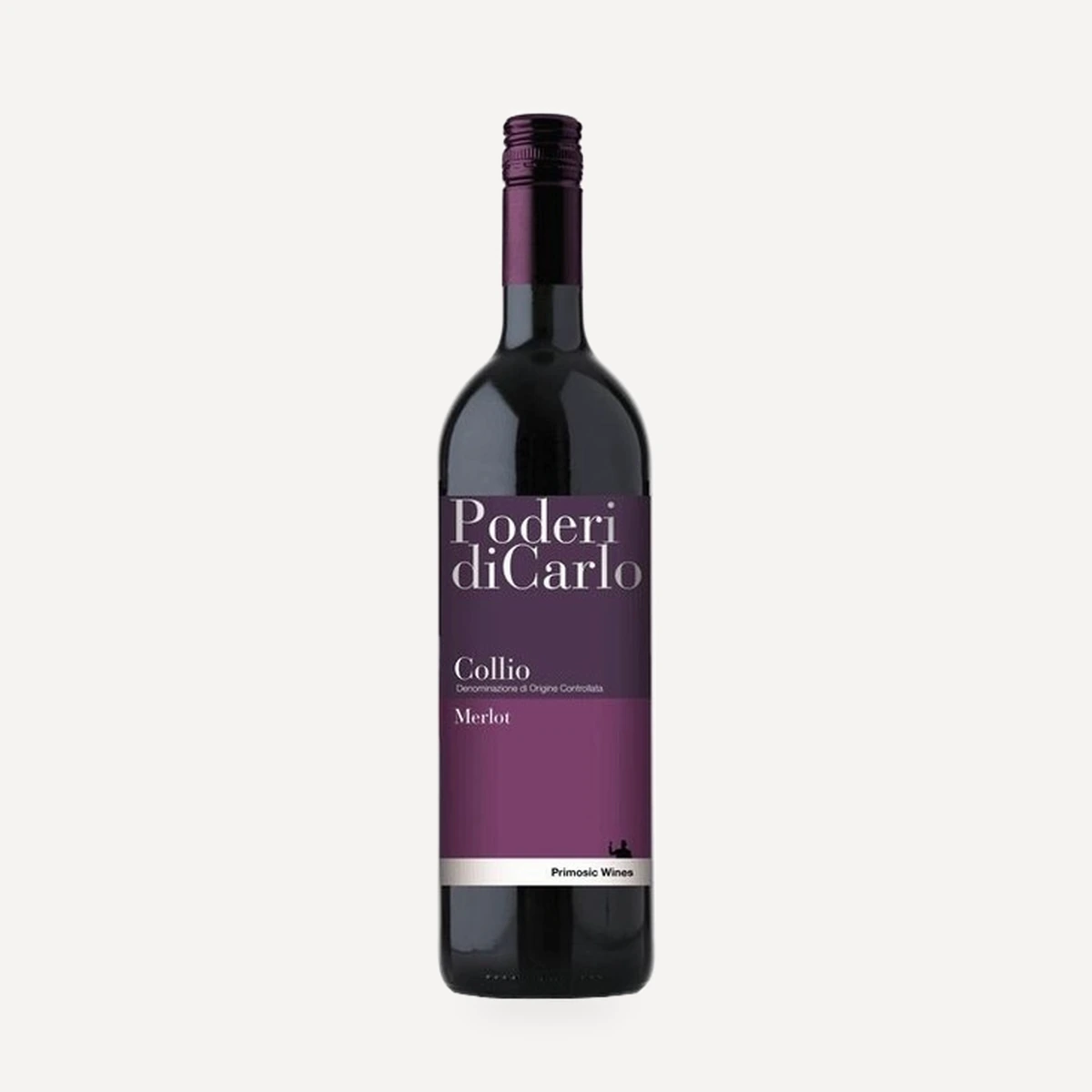 Poderi di Carlo Merlot Collio DOC wine — Primosic winery — Dionysus