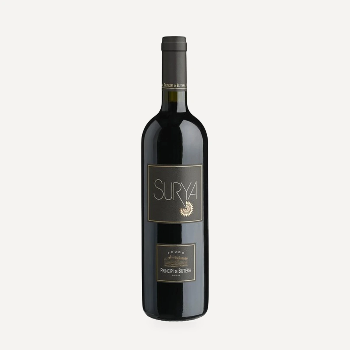 Surya Rosso wine — Principi Butera winery — Dionysus