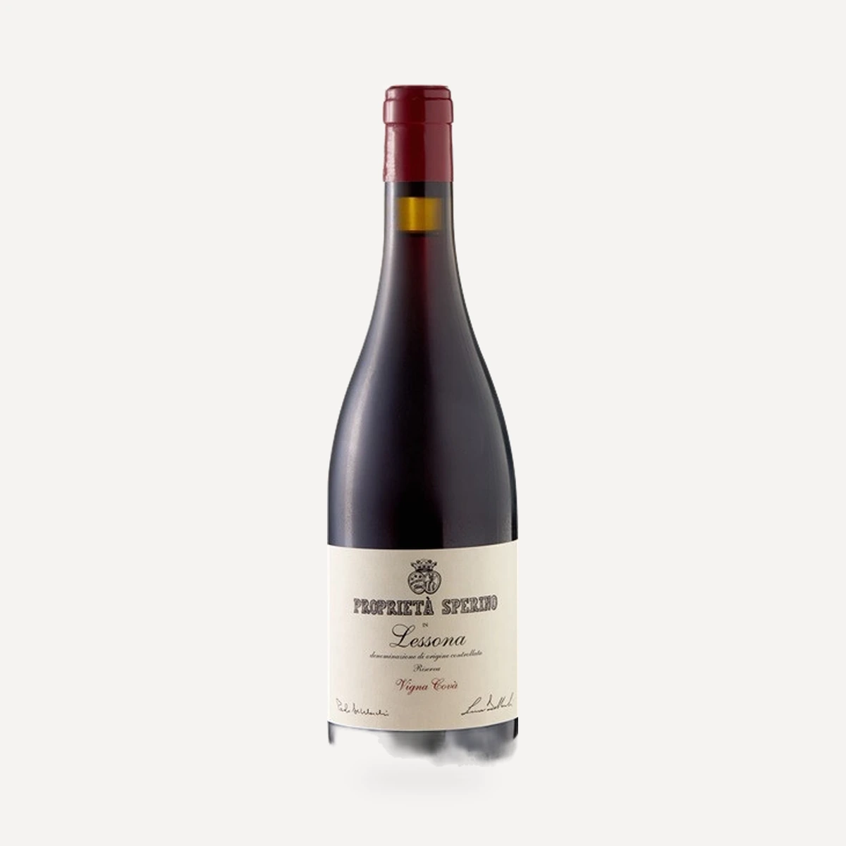 Lessona Riserva Vigna Covà DOC wine — Proprieta Sperino winery — Dionysus