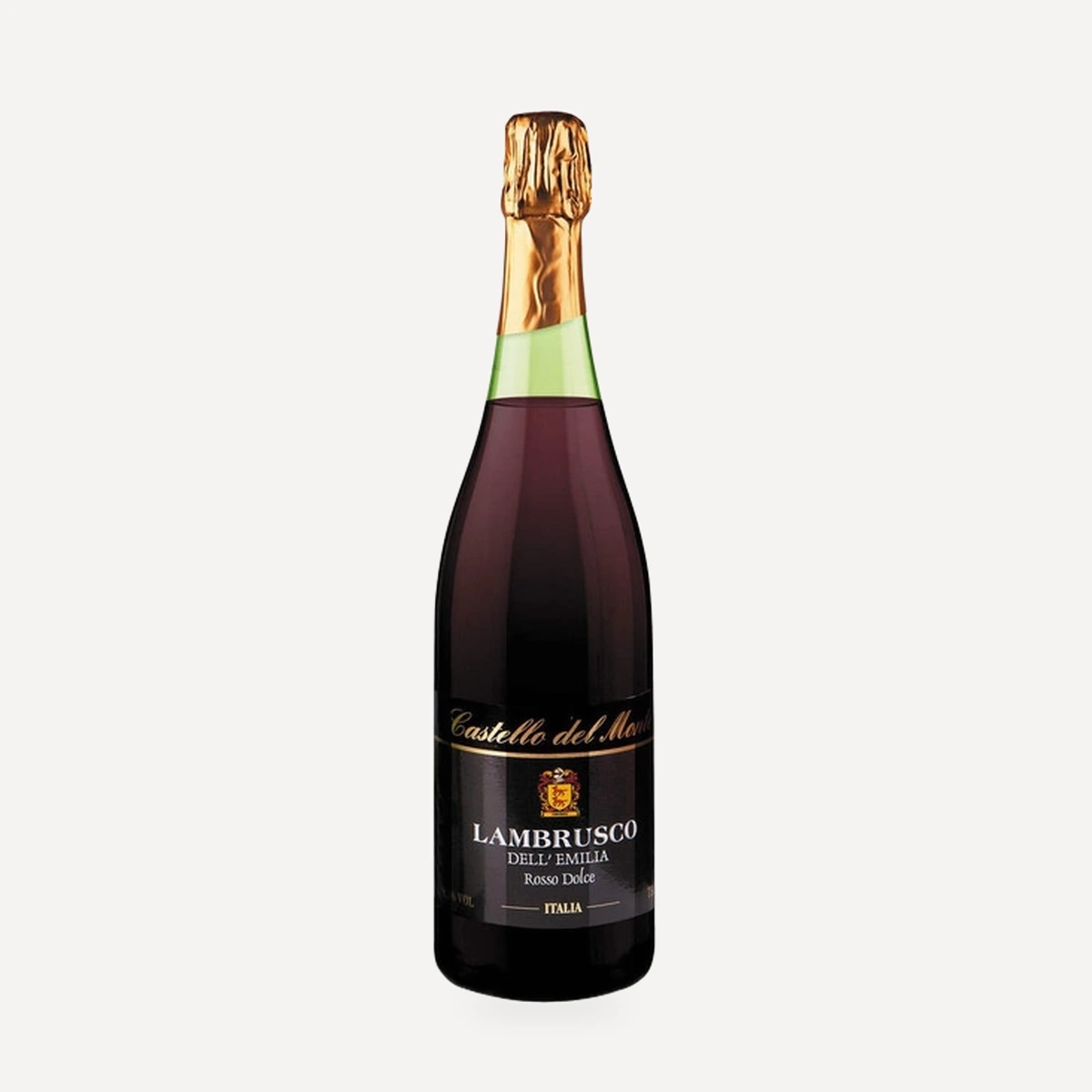 Castello del Monte Lambrusco dell Emilia Rosso IGT wine — Puianello winery — Dionysus