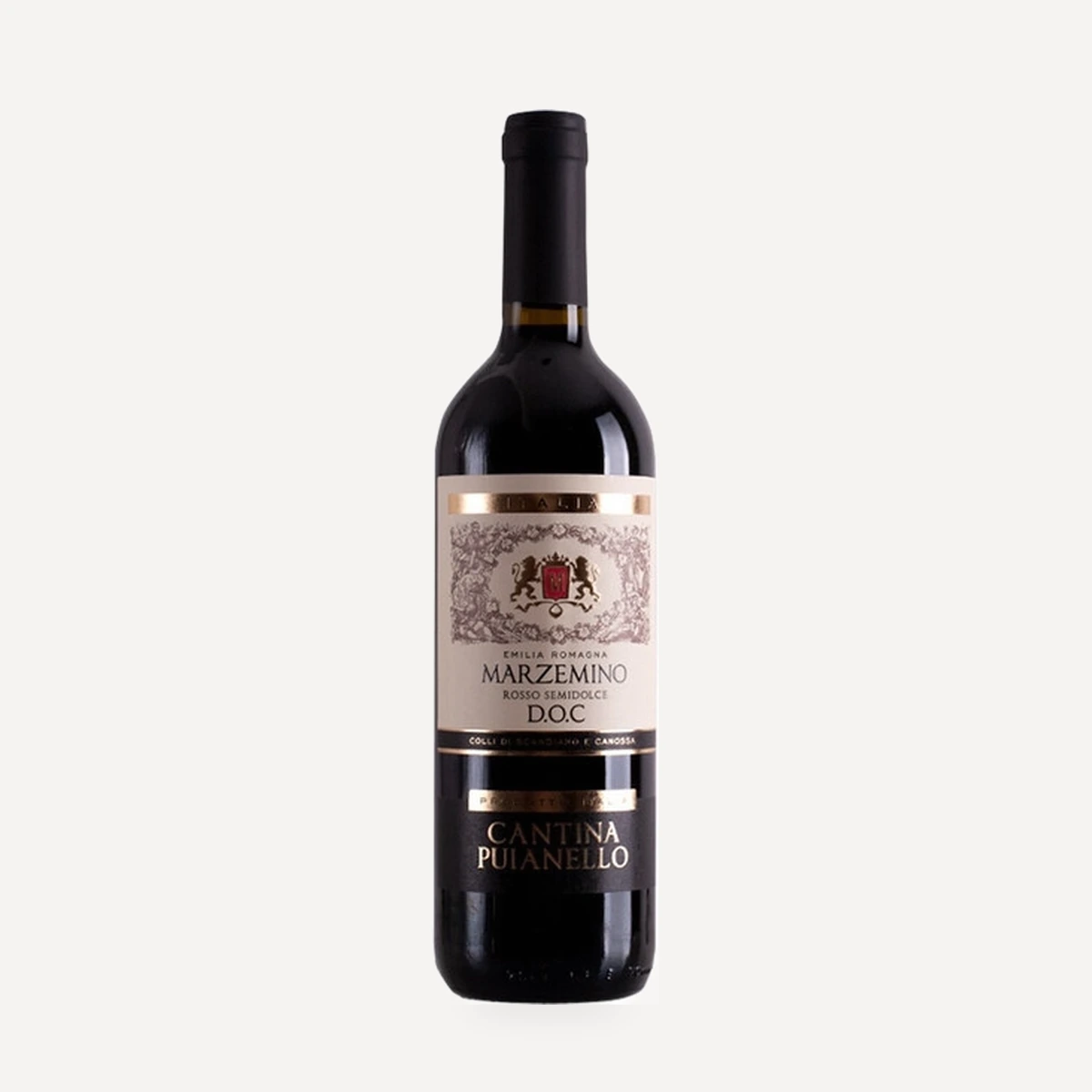 Marzemino Rosso Semidolce Emilia-Romagna DOC wine — Puianello winery — Dionysus