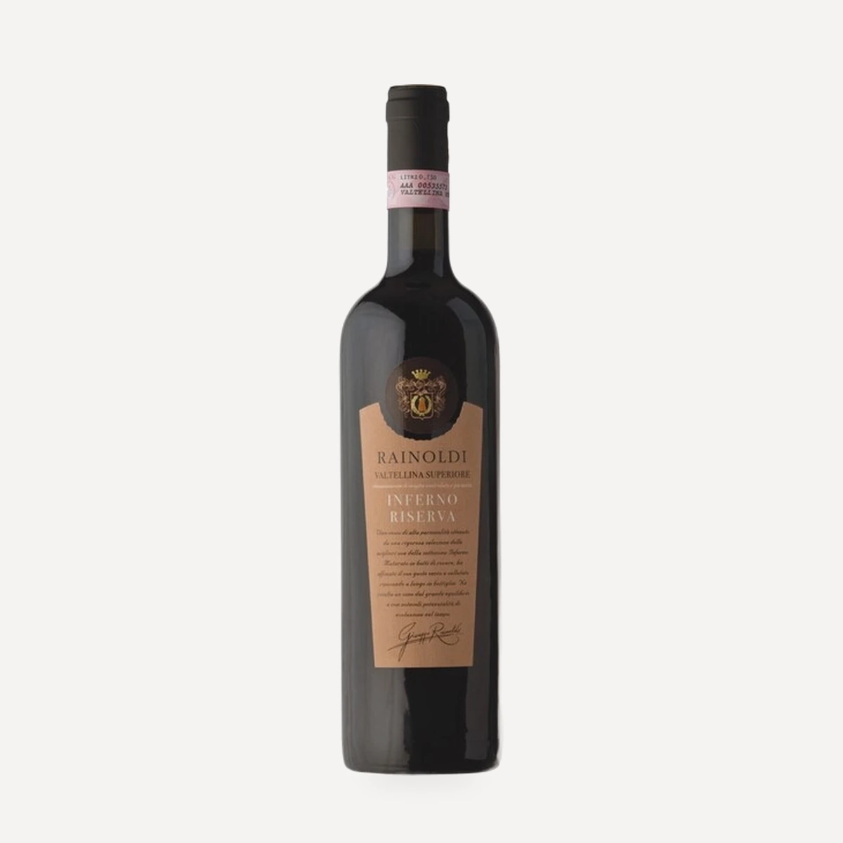 Inferno Riserva — Valtellina Superiore DOCG wine — Rainoldi winery — Dionysus