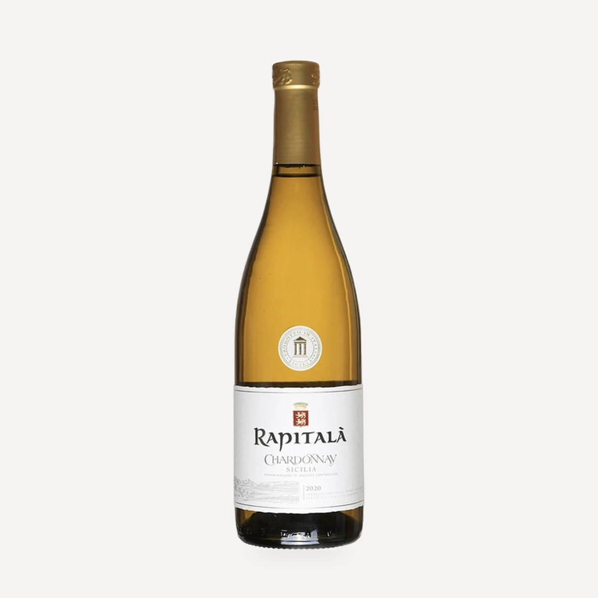 Rapitala Chardonnay Sicilia DOC wine — Tenuta Rapitalà winery — Dionysus
