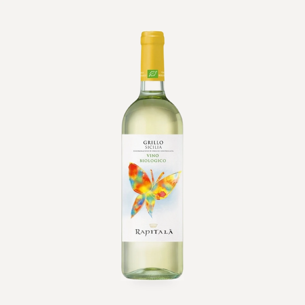 Rapitala Grillo Biologico Sicilia DOC wine — Tenuta Rapitalà winery — Dionysus
