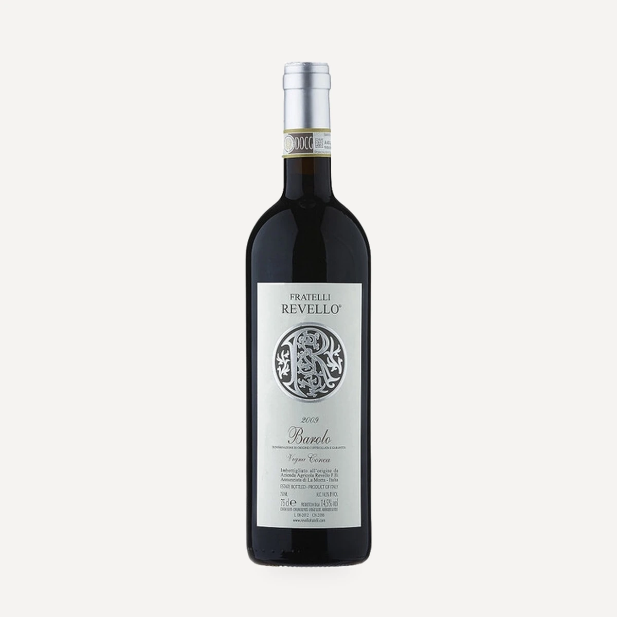 Barolo Conca wine — Revello winery — Dionysus