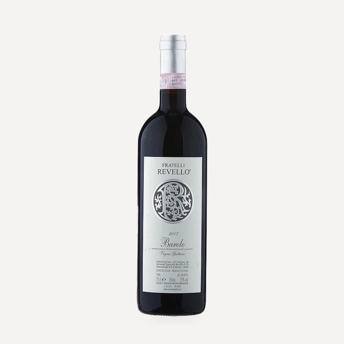 Barolo Gattera wine — Revello winery — Dionysus