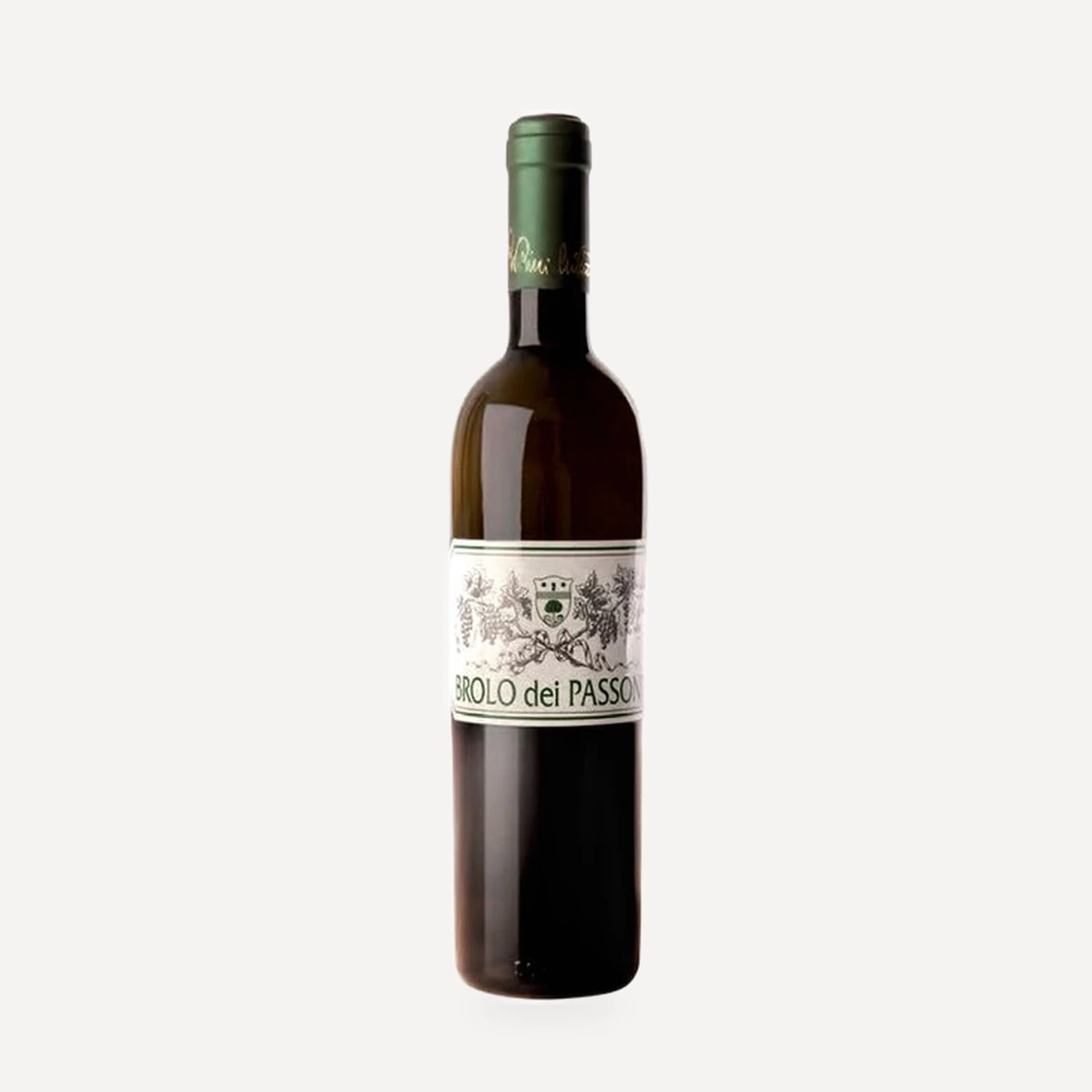 Chardonnay Passito Sebino Brolo dei Passoni IGT wine — Ricci Curbastro winery — Dionysus