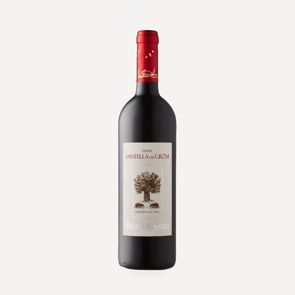 Curtefranca Rosso Vigna Santella del Gröm DOC wine — Ricci Curbastro winery — Dionysus