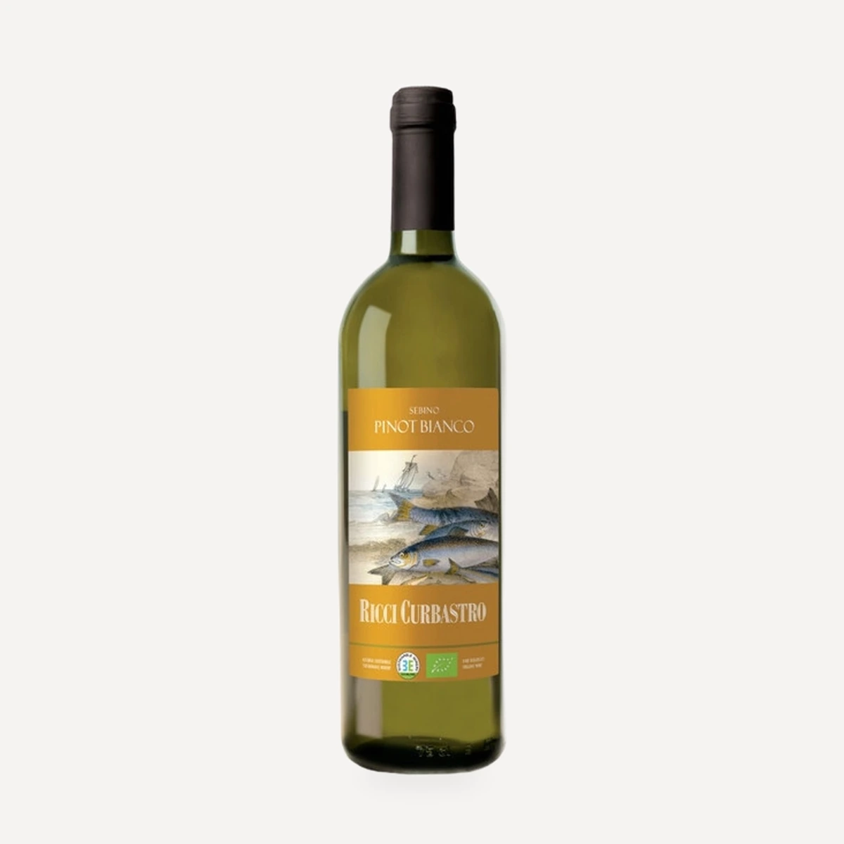 Sebino Pinot Bianco Biologico IGT wine — Ricci Curbastro winery — Dionysus