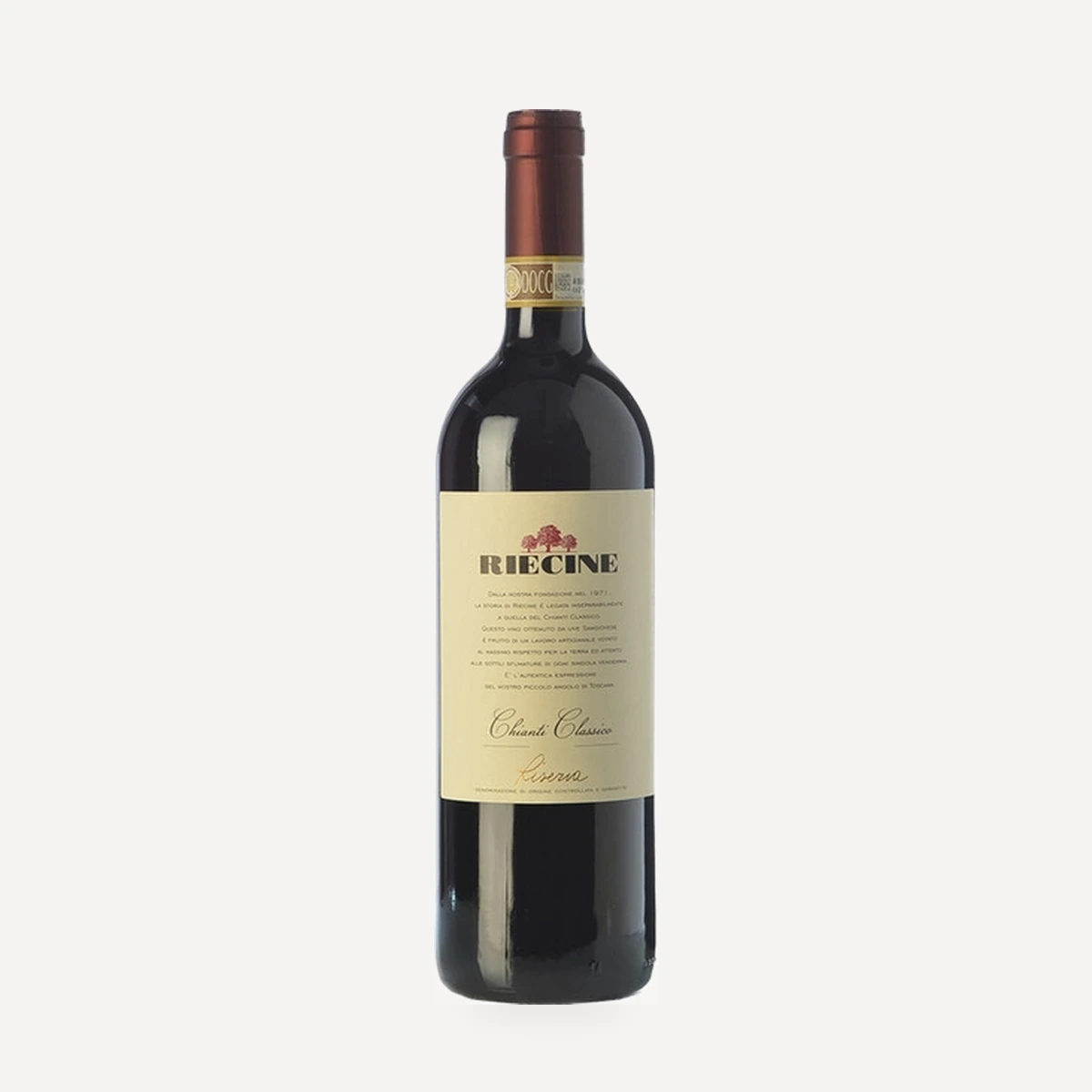 Chianti Classico Riserva wine — Riecine winery — Dionysus