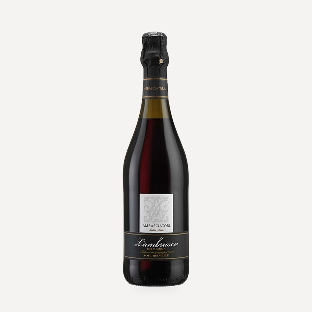 Ambasciatori Lambrusco dell'Emilia Rosso IGT wine — Riunite winery — Dionysus